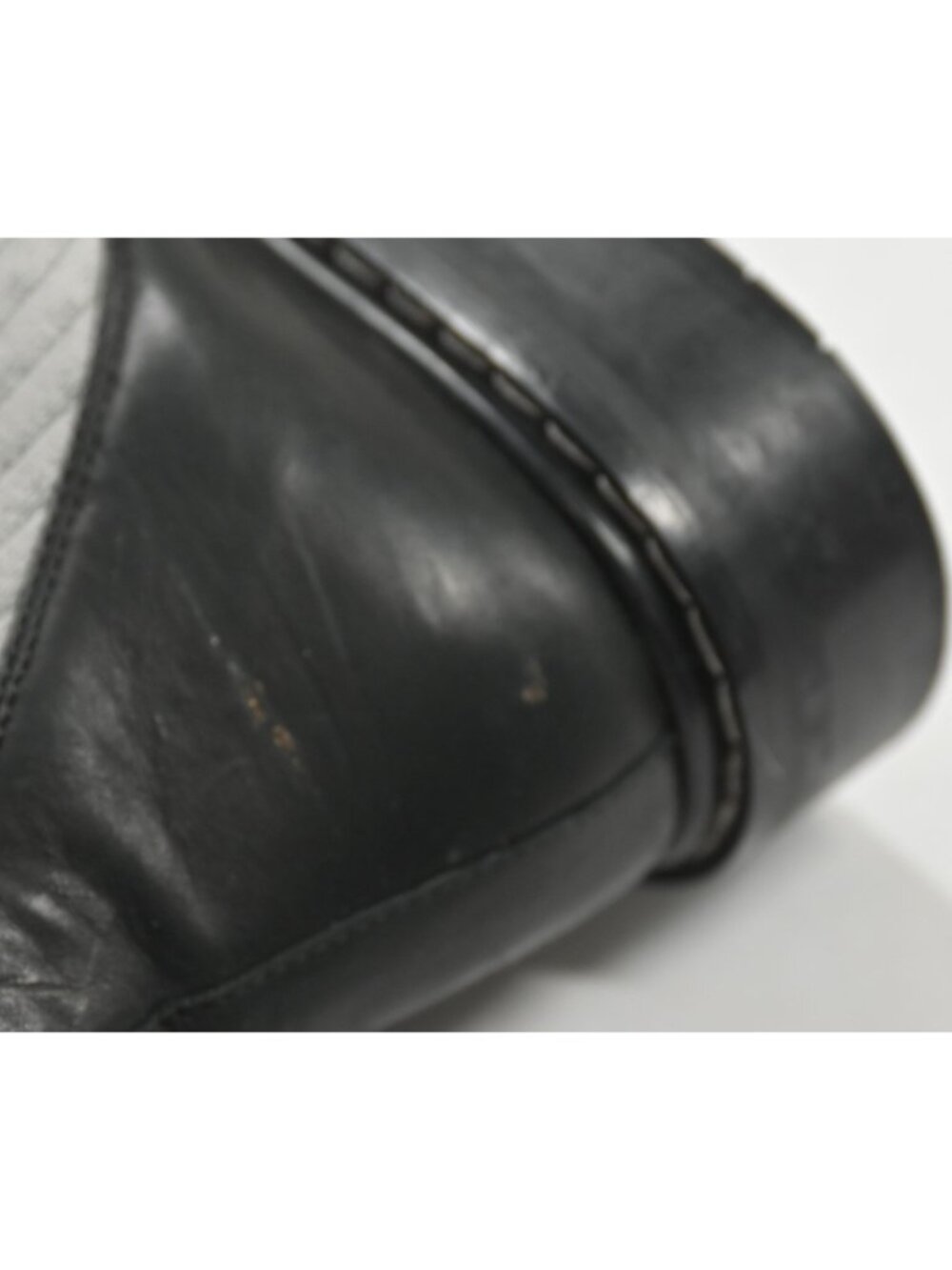 The Row Fara Pull On Chelsea Boots in Black Leather - Picture 9 of 13